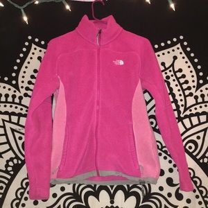 Size M pink north face jacket